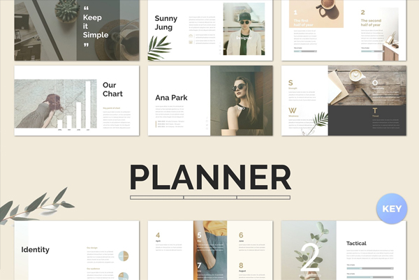 Planner Keynote Template