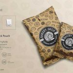 Free Snack Pouch Mockup Free Psd