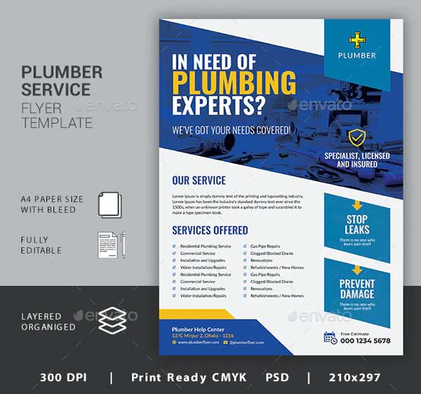 Plumber Service Flyer