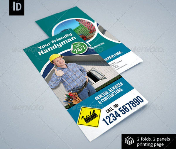 Plumbers Service Tri-Fold Template