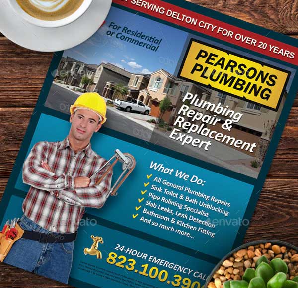 Plumbing Services Flyer