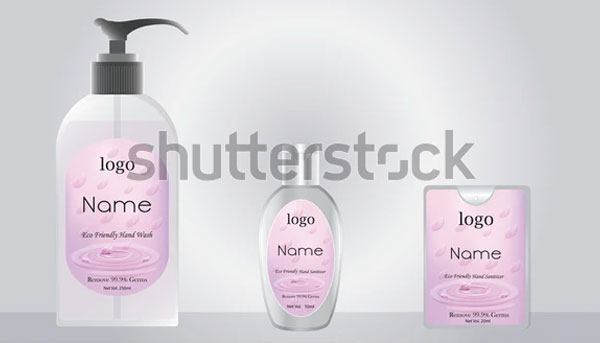 Pocket Hand Sanitizer Bottle Mockup