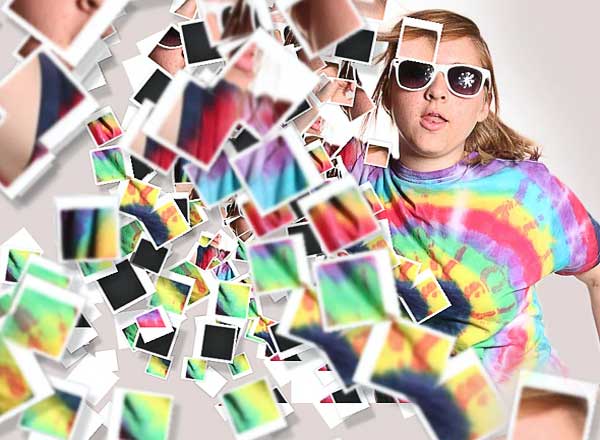 Polaroid Dispersion Photoshop Action
