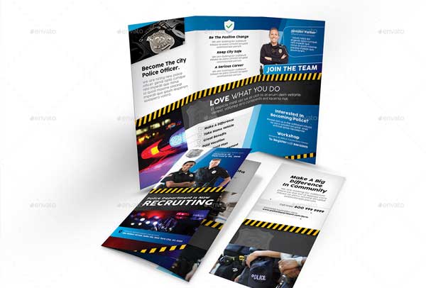 Police Recruitment Trifold Brochure