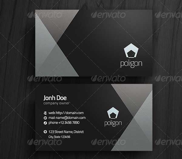 polygon Lawyer Business Card Templates