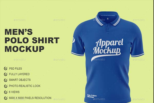 Polo Shirt Branding Mockup