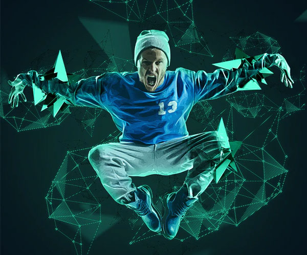 Polygon Art Photoshop Action