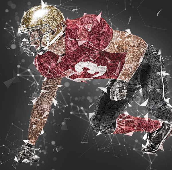 Polygon Photoshop Actions Template
