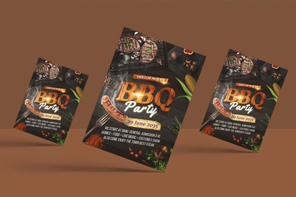 Pool Party Flyer PSD Template