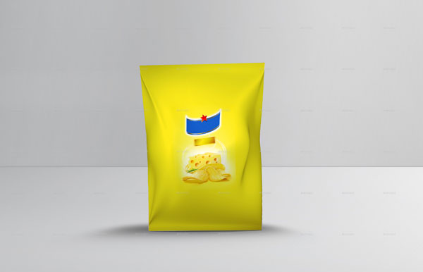 Potato Chips Bag Mockup