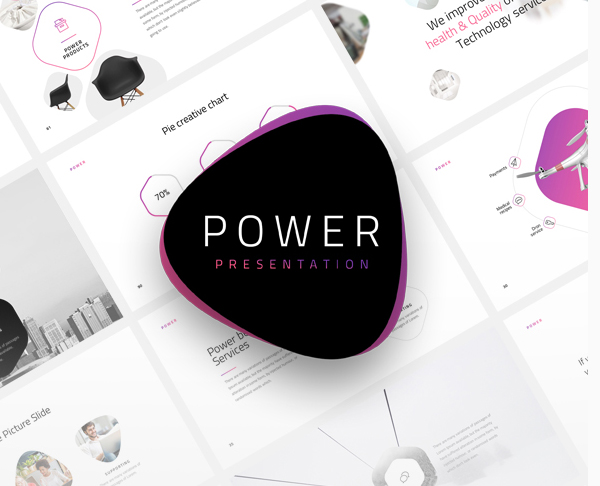 Power Best Minimal Keynote Design Templates