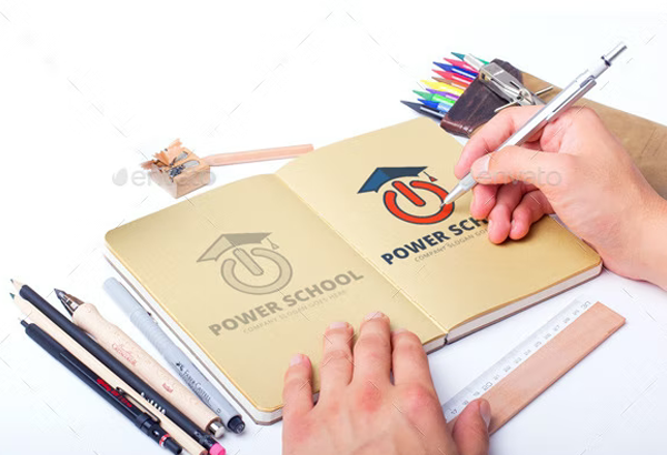 Power School Logo Template