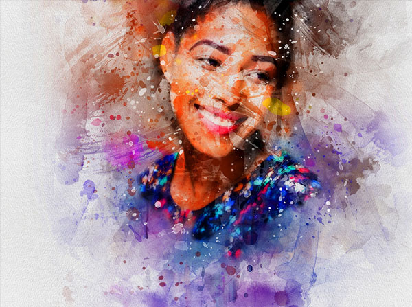 Premio Watercolor Photoshop Action