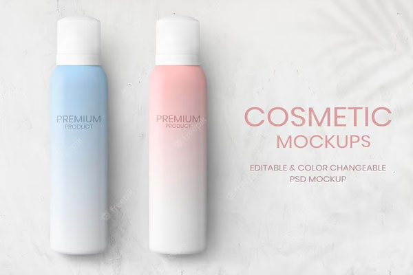 Premium Deodorant Mockup Template Free Psd