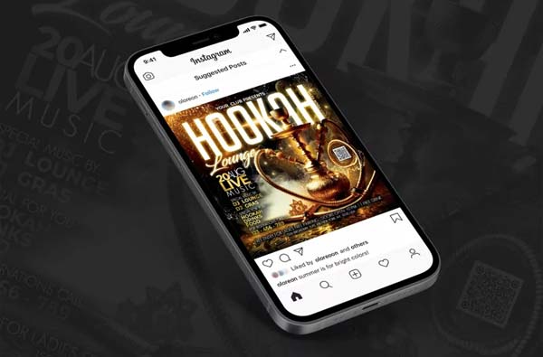 Premium Best Hookah Flyer Templates
