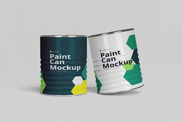 Premium Best Paint Can Mockups