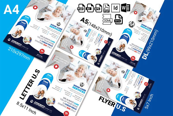 Print Family Care Flyer Templates