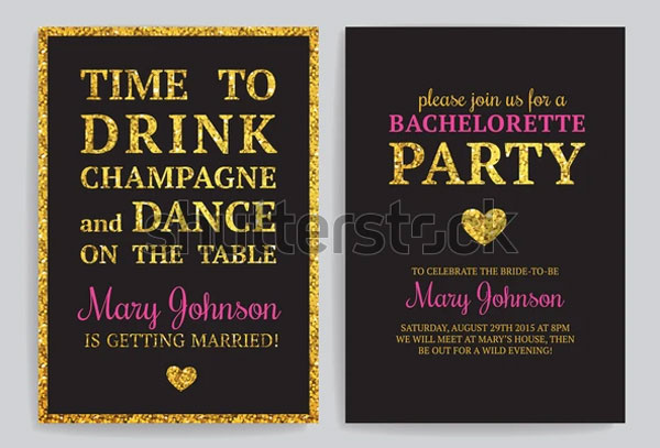 Printable Bachelorette Party Invitation