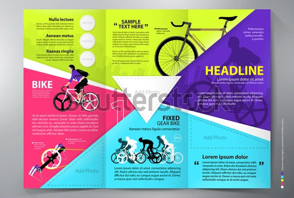Printable Bike Rental Brochure Template