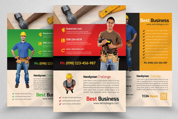 Printable Plumber Services Flyer Design