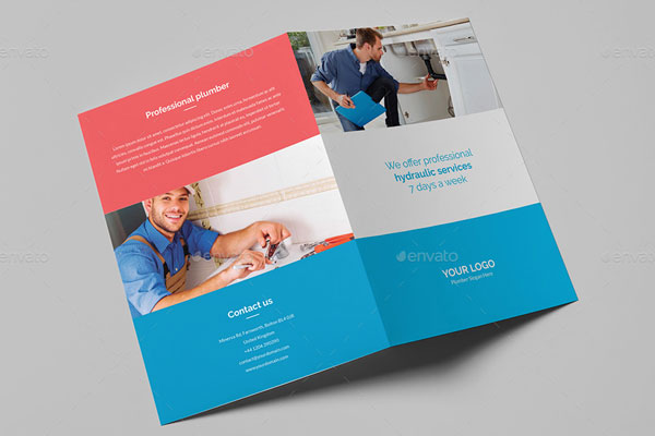 Printable Plumbing Service Brochure Templates