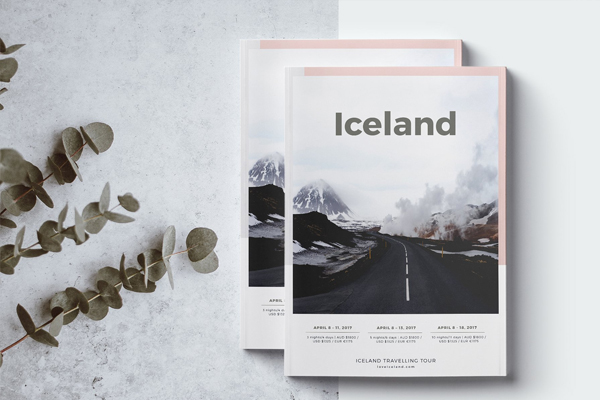 Printable Traveler Magazine Indesign Template