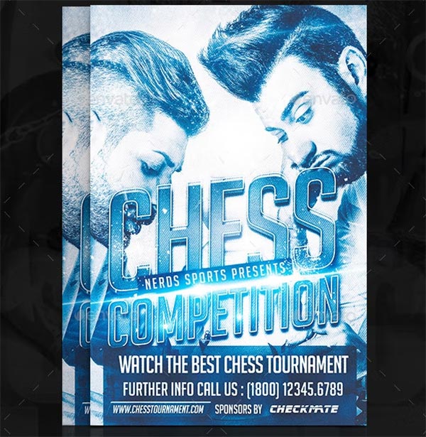 Printable Chess Competition Flyer Template