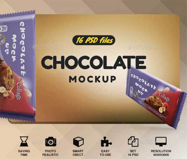 Printable Chocolate Mockup