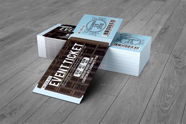 Printable Event Ticket Templates Download