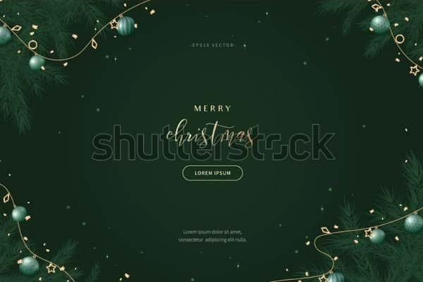 Printable Holiday Christmas Template