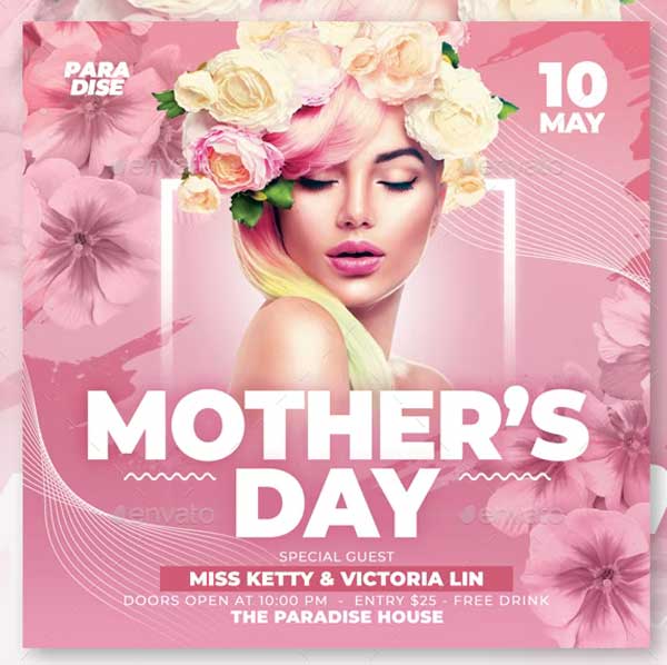 Printable Mothers Day Flyer Template