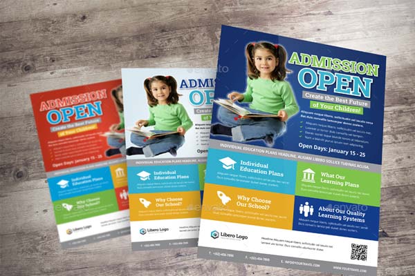Printable School Study Promotion Flyer Template