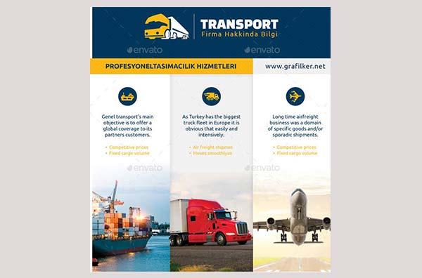 Printable Transport Flyer Templates Free