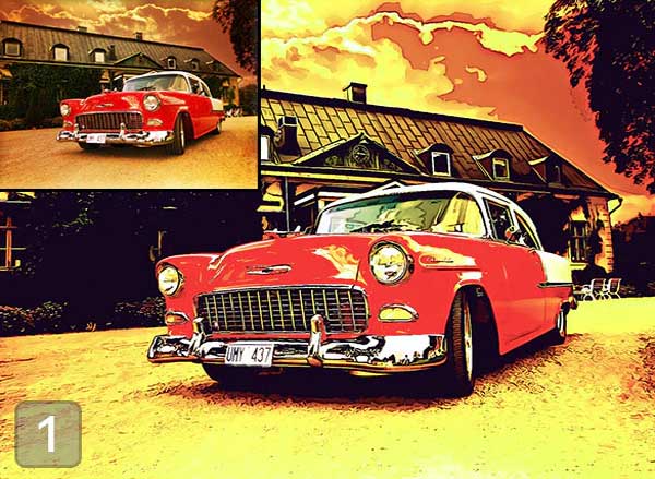 Prisma Effect PS Action for Photographers