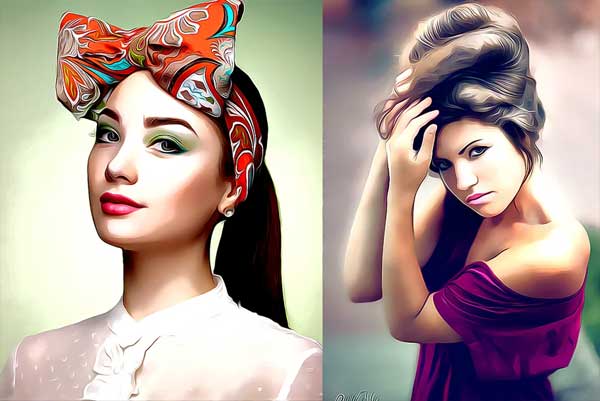 Pro cartoon Oil Painting Effect