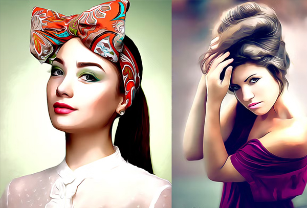 Pro Cartoon Oil Painting Photoshop Effect