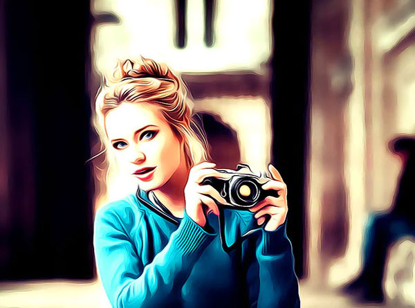 Pro Vector Oil Painting Photoshop Action