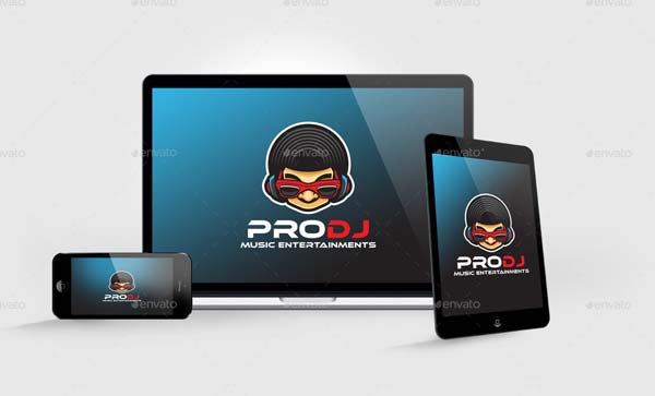 Pro Dj Logo Template
