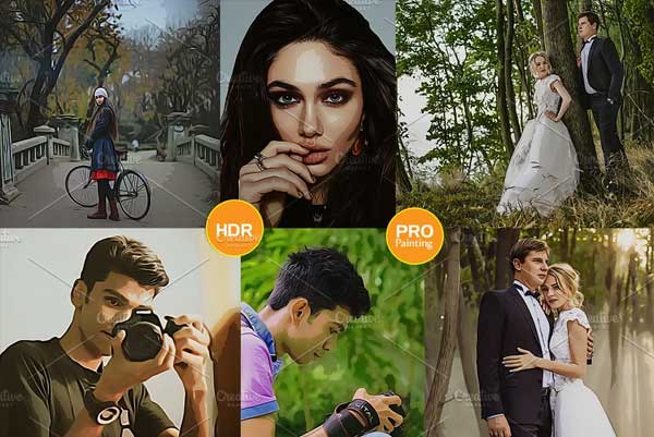 Pro Oil Cartoon Photo Action