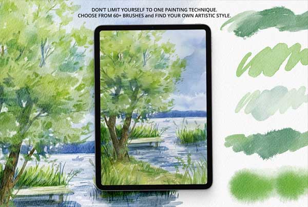 Procreate Watercolor Brushes