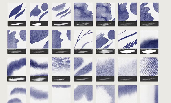 Procreate Watercolor Brushes