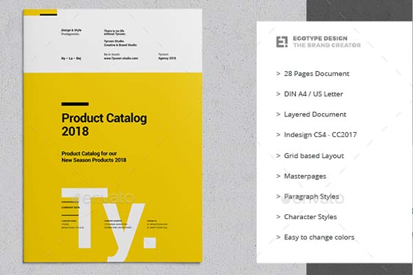 Product Catalogue PSD Download