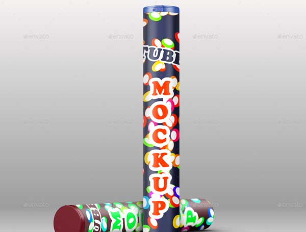Product Paper Tube Mockup