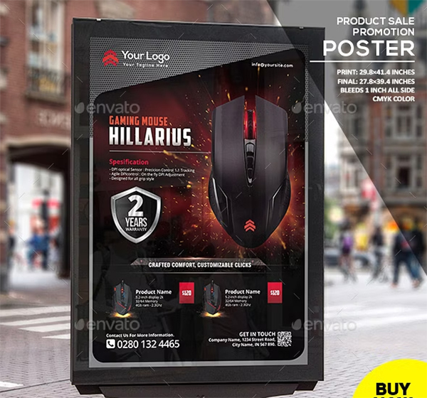 Product Promotion Poster Template