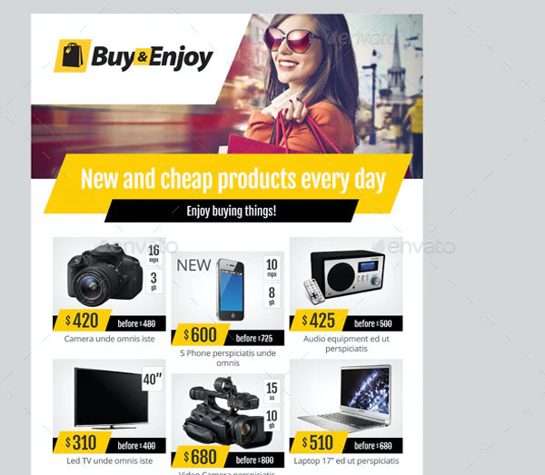 Product Sale Flyer Template
