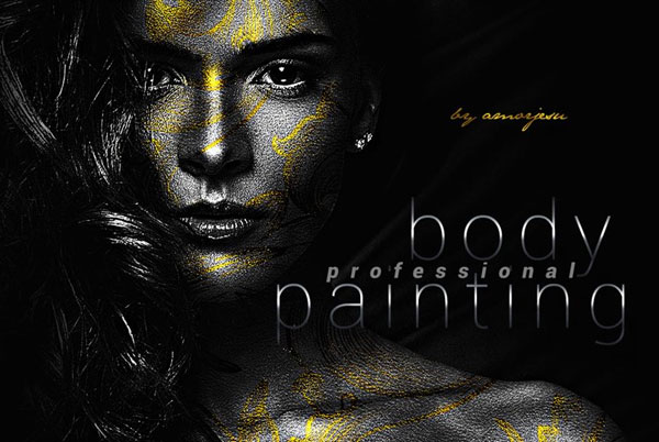 Professional Body Painting Photoshop Action