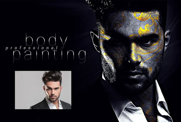 Professional Body Painting Photoshop Actions