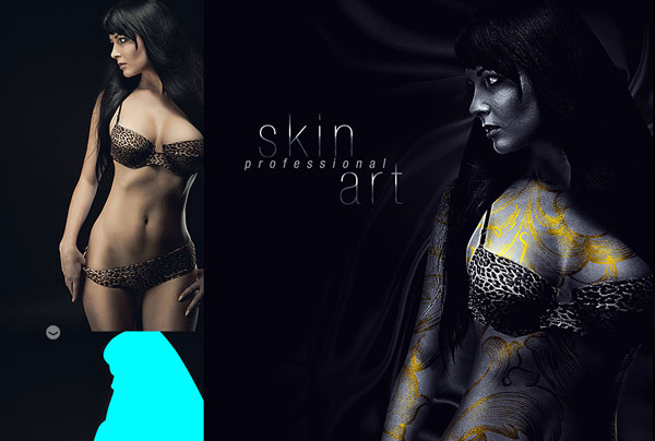 Professional Body Skin Art Photoshop Action