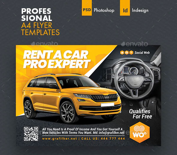 Professional Car Sale Marketing Flyer