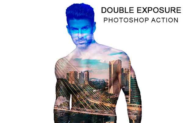 Professional Double Exposure Photoshop Action